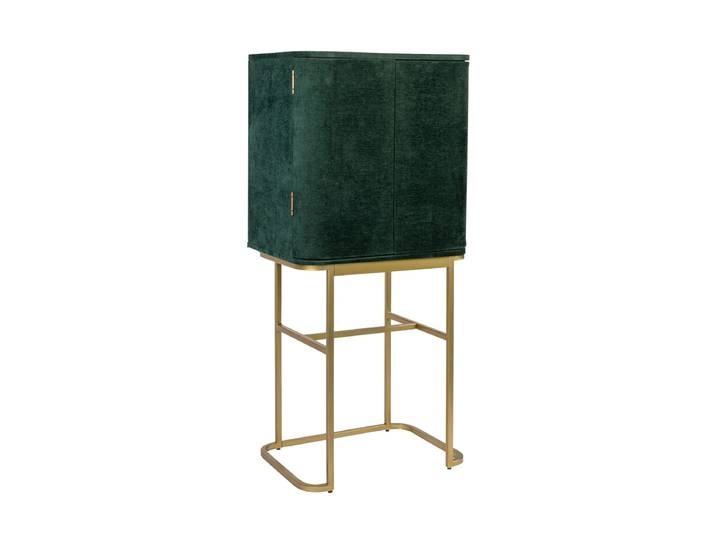 Design Barschrank „Ava Morgana“ Samt Grün Bold Monkey