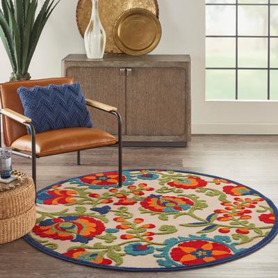 Nourison Aloha Indoor/Outdoor Floral Area Rug