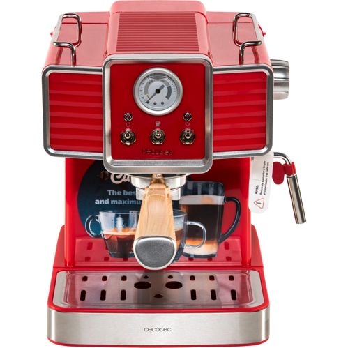 CECOTEC Power Espresso 20 Tradizionale Light Red