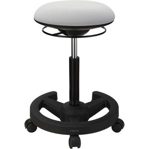 LogiLink Fitness-Hocker EO0090, Stoff, grau