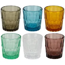 Guzzini VANITY Set von 6 Shotglässern Assorted colors, Cocktailgläser, Mehrfarbig