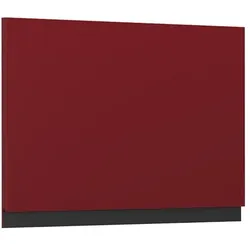Vicco, Regal, Küchenfront R-Line, Rot, 59.6 x 39 cm Möbelfront für den flachen Hängeschrank