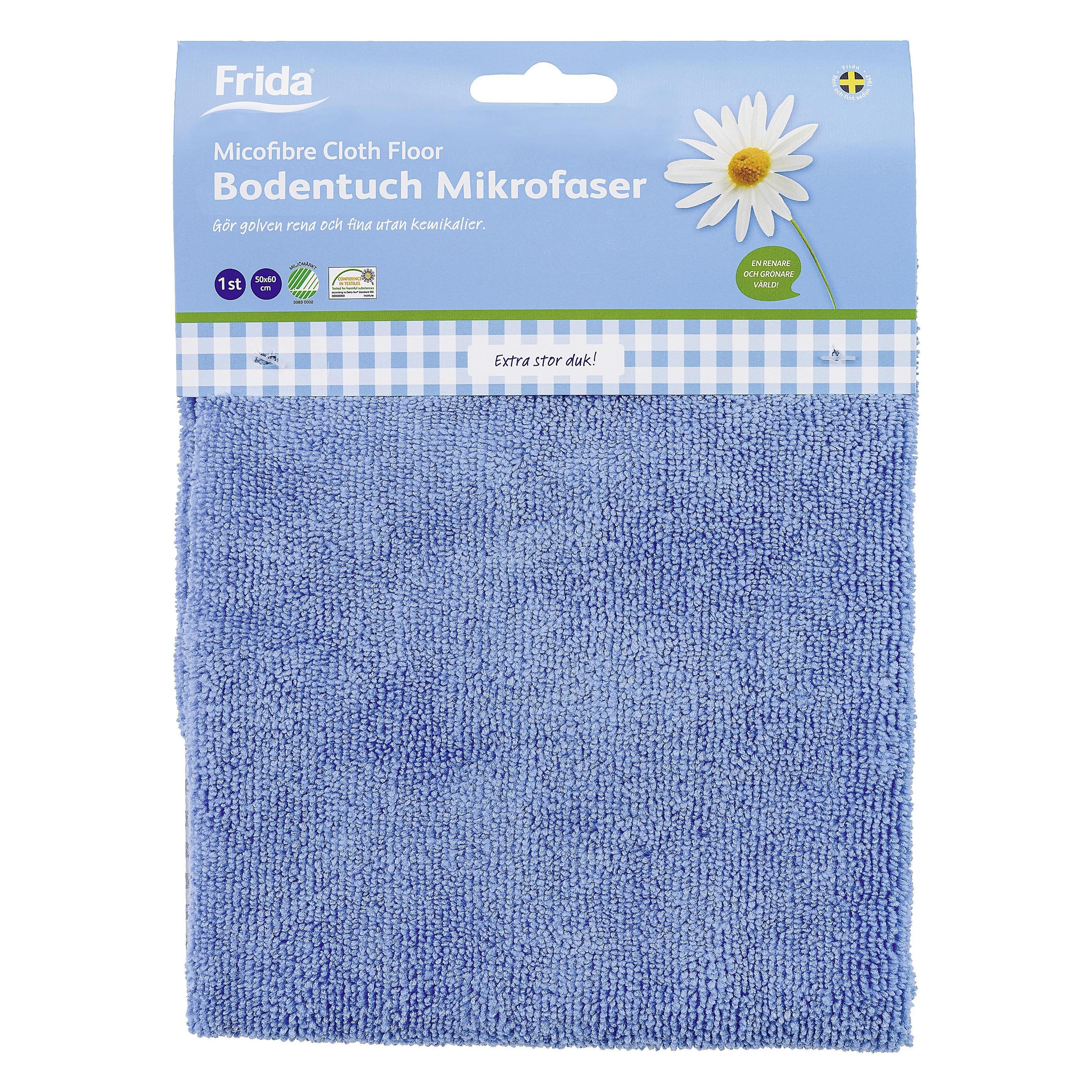 Frida Bodentuch Mikrofaser blau 50 x 60 cm (1 Stk.) (FRIDA) Mindestbestellmenge: 12 Stück