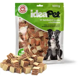 ideaPet Sandwichwürfel mit Kaninchen 500 g
