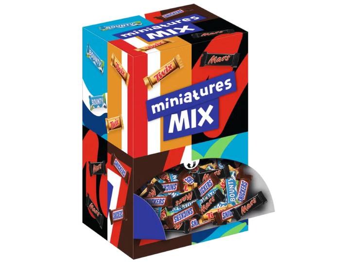 TWIX/MARS/BOUNTY/SNICKERS Miniatures mix 3Kg