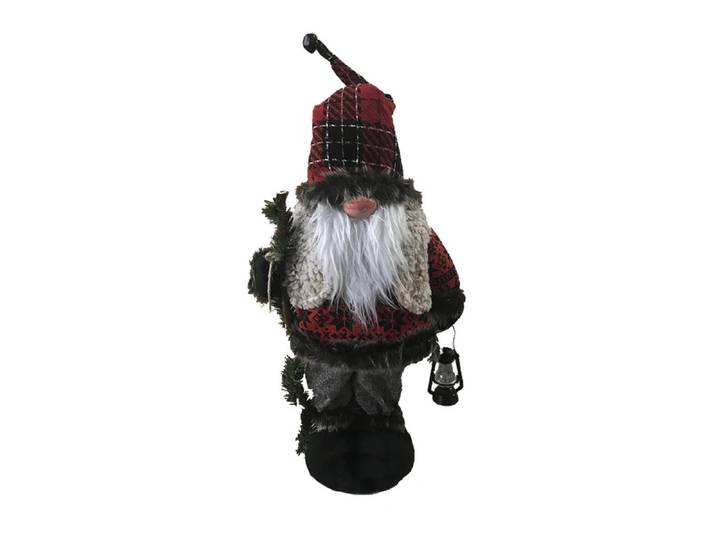 Mobili Rebecca Weihnachtszwerg Grau 13/23/52 cm, 13x52x23 cm, Dekoration, Weihnachtsdekoration