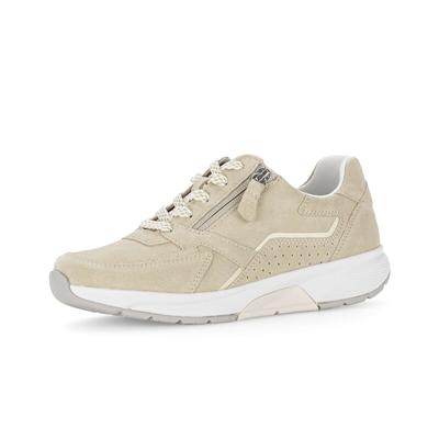 Sneaker GABOR "Sneaker low", Damen, Gr. 38,5, gelb, Schuhe Sneaker