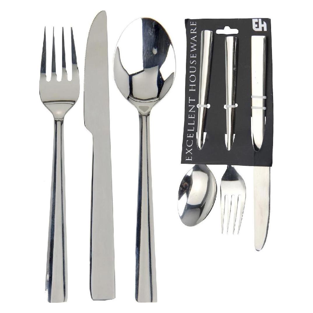 Van der Meulen Besteckset Edelstahl 3tlg. (3 Stk., Besteck Set) (1353009)