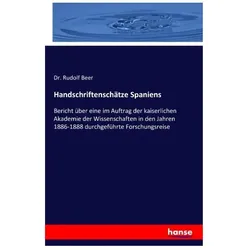 Handschriftenschätze Spaniens, Fachbücher von Rudolf Beer