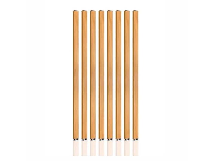 Floor to Ceiling Room Divider Adjustable Slat Wall Partition 59in(8 Root,165cm/64.9in/5.41ft)