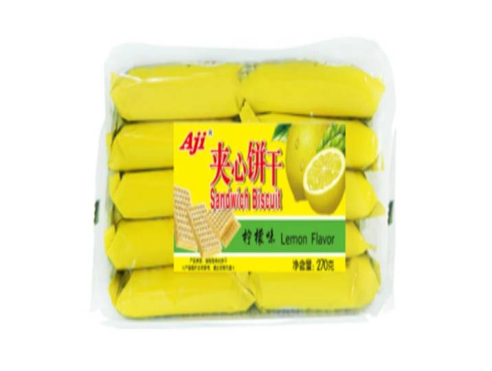 AJI Crackers sandwich au bicarbonate saveur citron 270 g