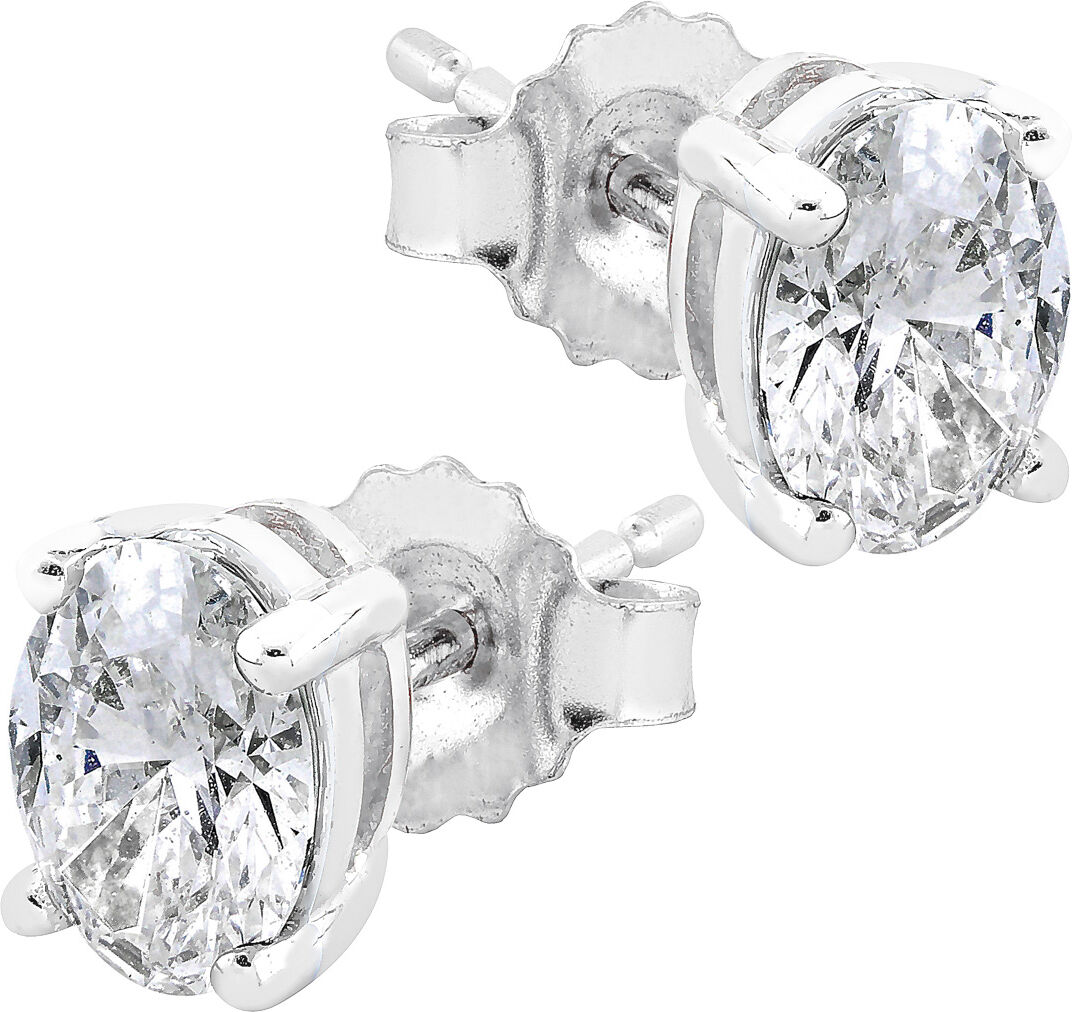 Midem Copenhagen timanttikorvakorut 1,00ct valkokulta