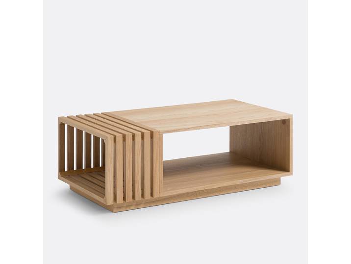 LA REDOUTE Table basse plaqué frêne, Theonie Beige