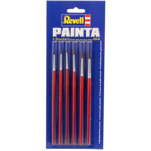 Revell Pinsel 29621 Painta, Synthetikpinsel, verschiedene Größen, 6 Stück