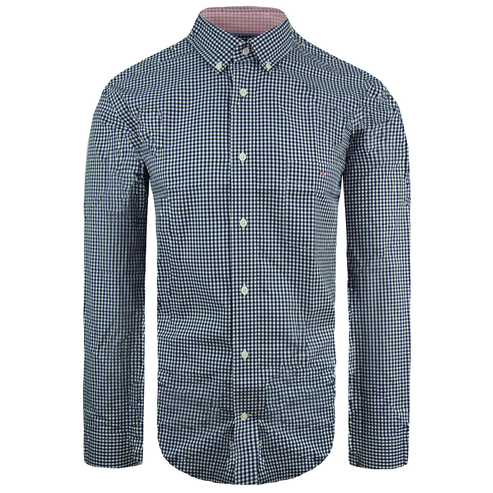 Eden Park Paris Regular Heren Navy Oxford Overhemd