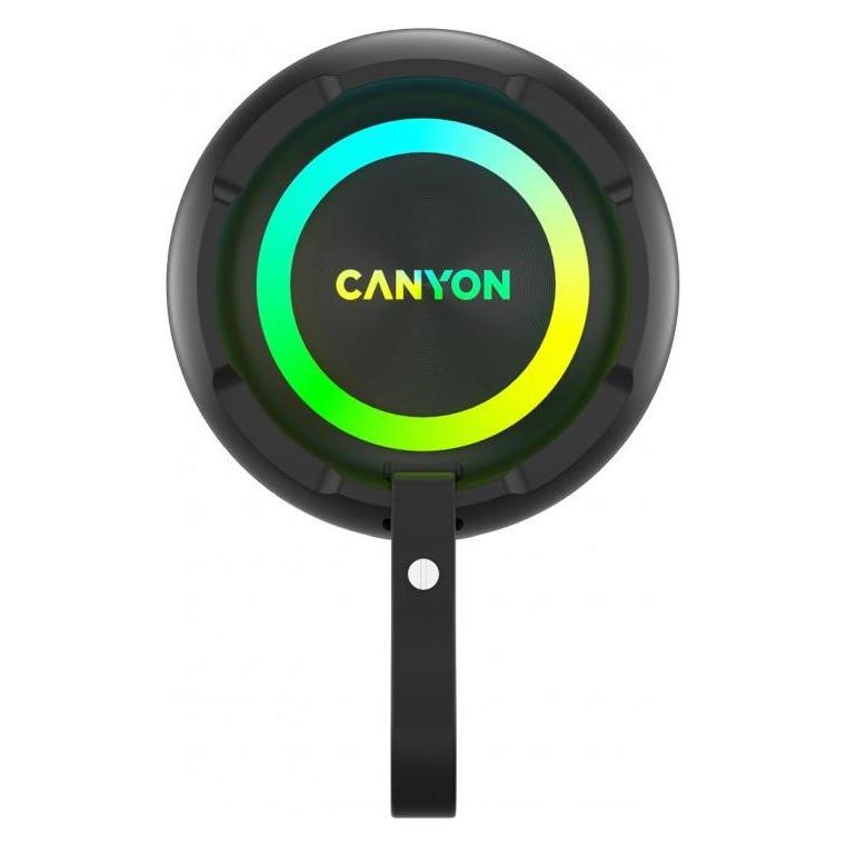Canyon Bluetooth-Lautsprecher Lautsprecher OnMove 11 IPX6 TWS 20W EQ RGB Schwarz (6 h) (CNE-CBTSP11)