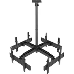 equip Pro - Klammer - Kunststoff, Aluminium, Stahl - Schwarz - Bildschirmgrösse: 81.3-1 (Decke, 65"), Monitor Halterung, Schwarz