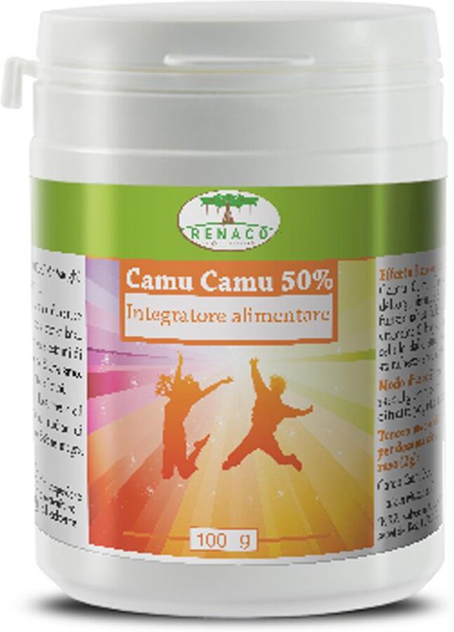 RENACO BY ALCHEMIA Renaco Camu Camu 50% Polvere 100g - Integratore di Vitamina C per Ricaricare e Sostenere il Benessere