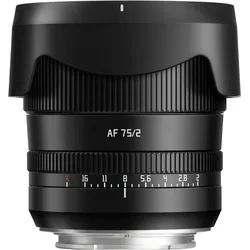 TTArtisan AF 75mm f/2.0 Sony E (Sony E, Vollformat), Objektiv, Schwarz
