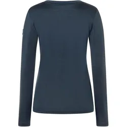 Super Natural, Damen, Funktionsshirt, Casual Rib Bio J (XS), Blau