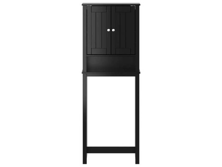 Meuble WC SWEETY Noir Rangement au-dessus de la cuvette BERG noir bois massif - Pour maquillage CL18794816799