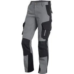 Damen Arbeitshose "ANNETTE" - 50 - grau/schwarz