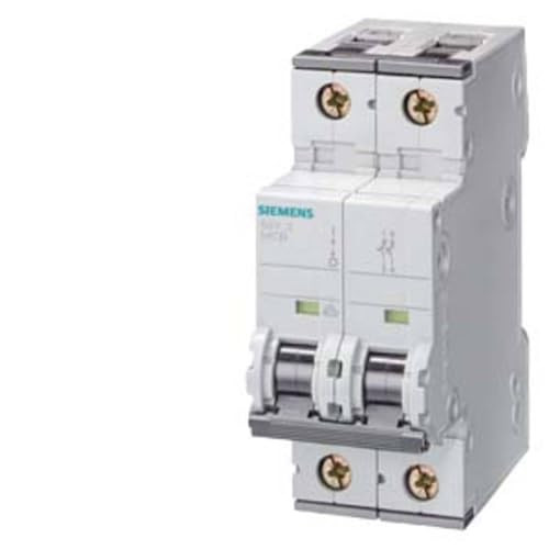 Siemens Stroomonderbreker 70 Accesoriable 10 kA Curva-B 2-polig 6 A 5Sy4206-6
