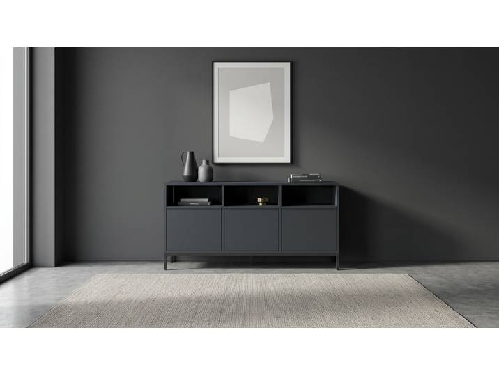 Sideboard schwarz Premium Dekore Schwarz