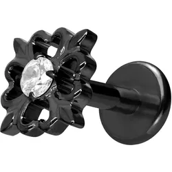 Titan Labret mit Innengewinde KLEEBLATT