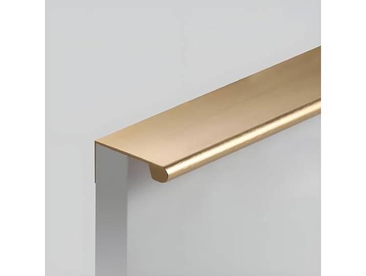 Coayuou Schrankgriffe Aluminium Moebelgriff 4er Set L:12/15/20/30/40/50/60/80/100/120/150cm Langlebig Hochwertig Kitchen Door Handles Verdeckte Griffe Für Tür Und Schrank(Gold,L:150cm)