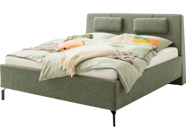 SCHÖNER WOHNEN-Kollektion Polsterbett MADRID wahlweise mit Bettkasten, erhältlich in der Größe 180x200cm, wahlweise mit schwarzen Metallfüßen oder Holzfüßen