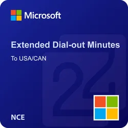 Microsoft Extended Dial-out Minutes to USA/CAN (NCE)
