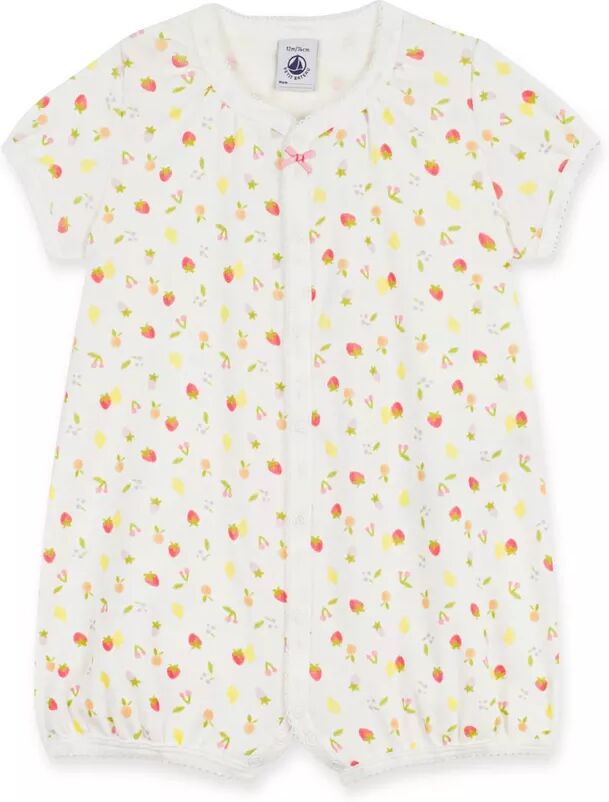 Petit Bateau - Strampler, Bedruckter Kurzarm Strampler, 6 MONATE, Multicolor