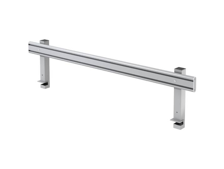 Schreibtischorganizer Office Zubehör silber Metall B 142 cm T 2.5 H 36 cm