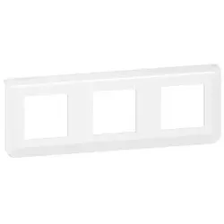Legrand 277806L Mosaic Rahmen 3x2-modulig horizontal Farbe: Ultraweiß