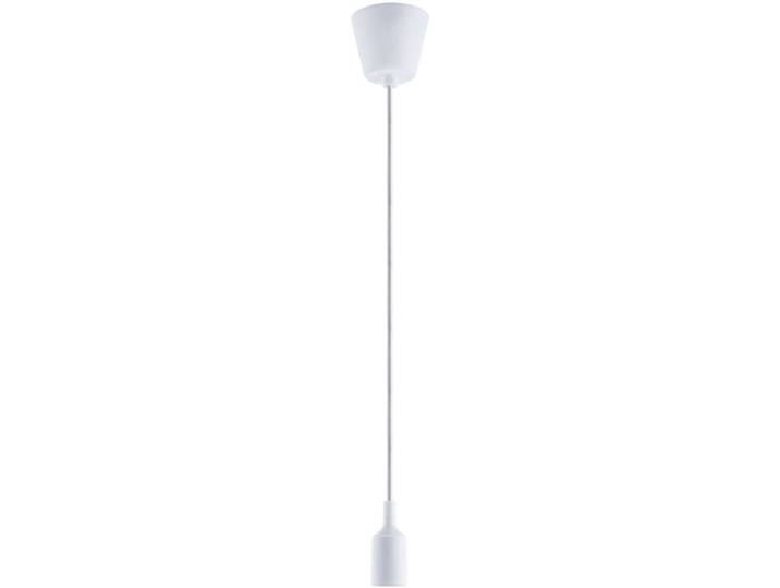 PACO HOME Pendelleuchte SUN , weiß, 1, Ø 3,9cm H: 168cm, Leuchten, Schwarz E27 Schnurpendel Silikon Überzogen 1,5m Textilkabel, Pendelleuchte