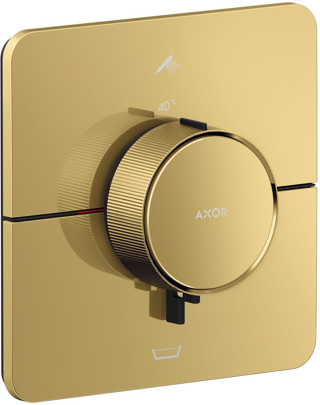 Axor ShowerSelect ID Thermostat Unterputz für 2 Funktionen mit integrierter Sicherungskombi nach EN1717