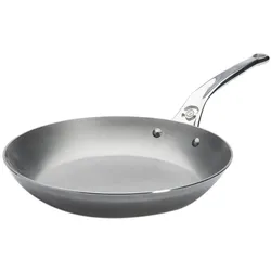 de Buyer Bratpfanne aus der Mineral B Pro Kollektion, Pfanne + Kochtopf, Silber