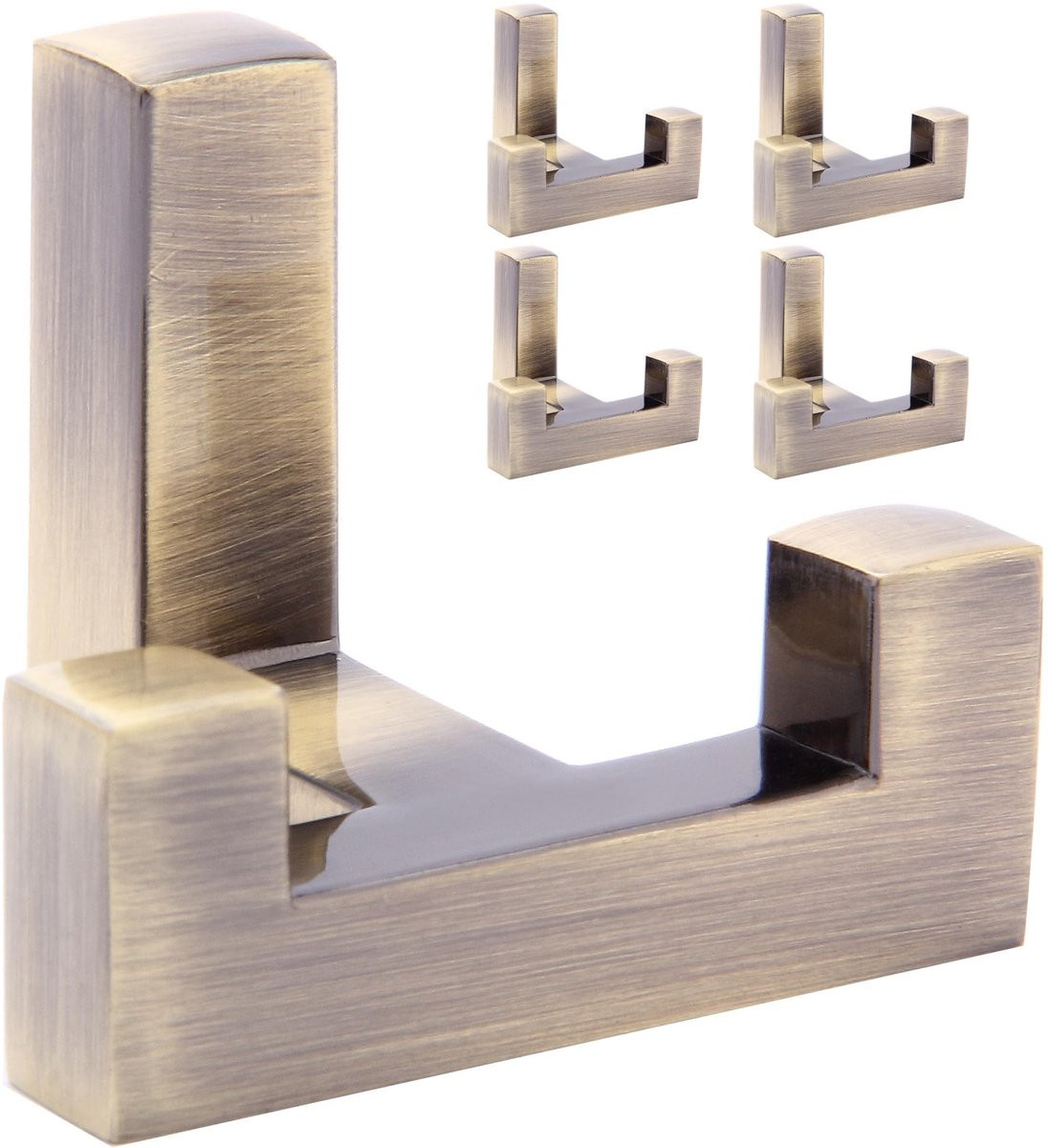 Omgoods Antieke Messing Wandhaken voor Kleding