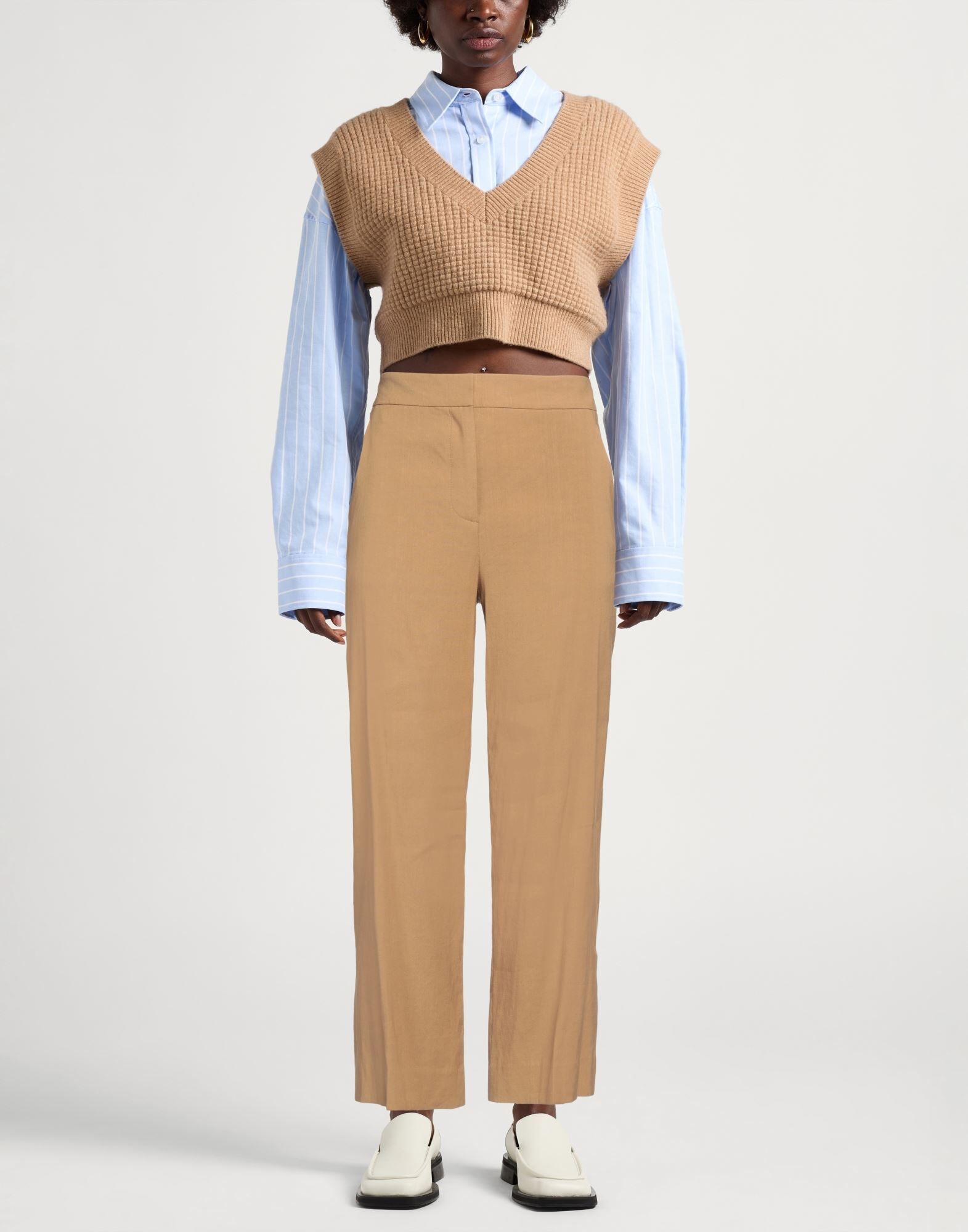 Veronica Beard Pantalones Mujer Camel 38,40 Mujer