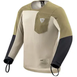 Revit Sierra 2, Trikot Unisex - Beige/Oliv - 3XL