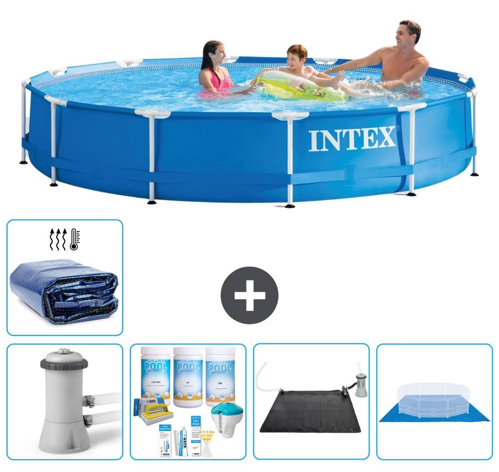 Frame Pool Rund - 366x76 cm - 6-teilig S20480