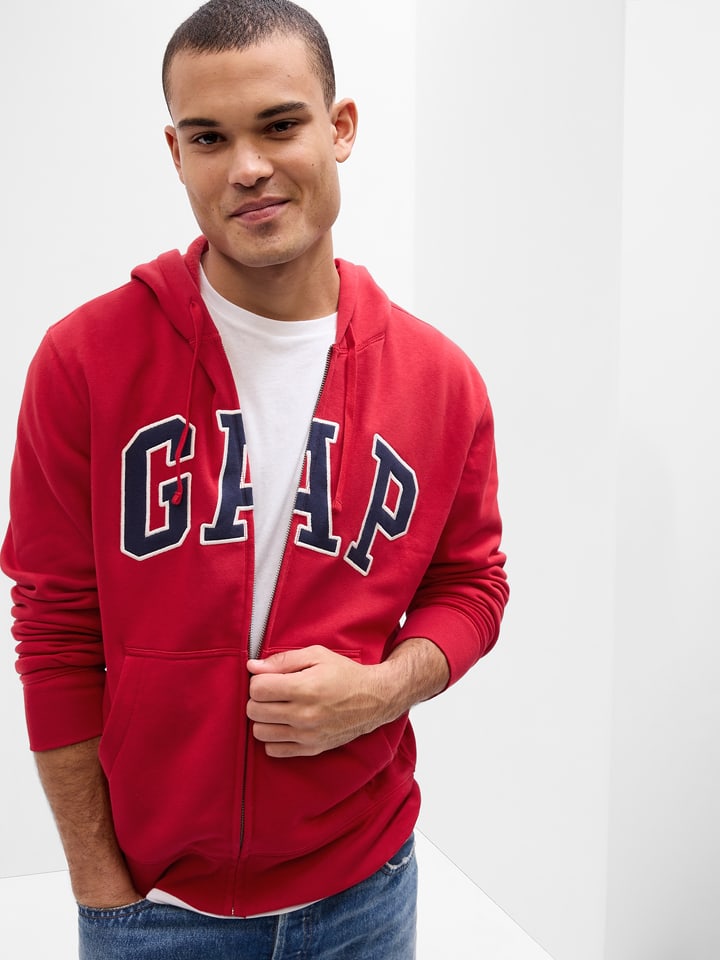 GAP Sweatjacke in Rot - XL