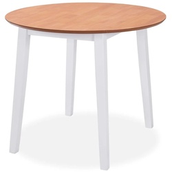 Helloshop26 - Runder Klapptisch weißes MDF