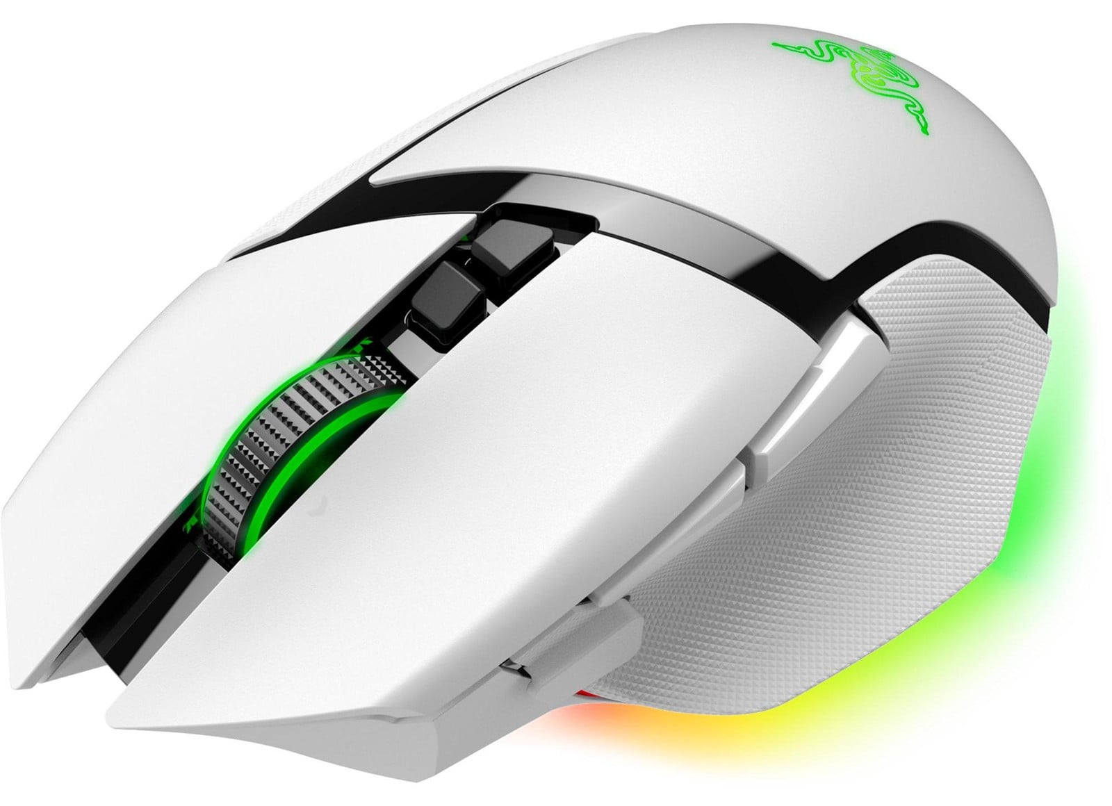 Razer Basilisk V3 Pro 35K draadloze optische muis, wit, 35000 DPI, Bluetooth en USB Type-A