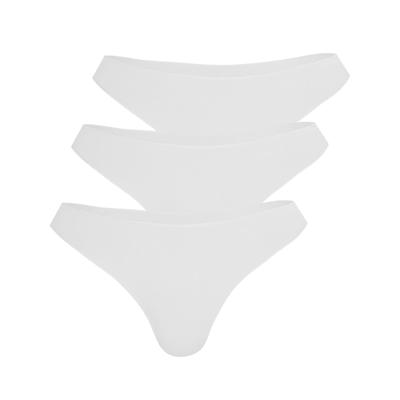 String NINA VON C. "3er Pack Damen String Secret", Damen, Gr. 44, weiß, Obermaterial: 95% Polyamid PA. 5% Elasthan EL., Unterhosen String