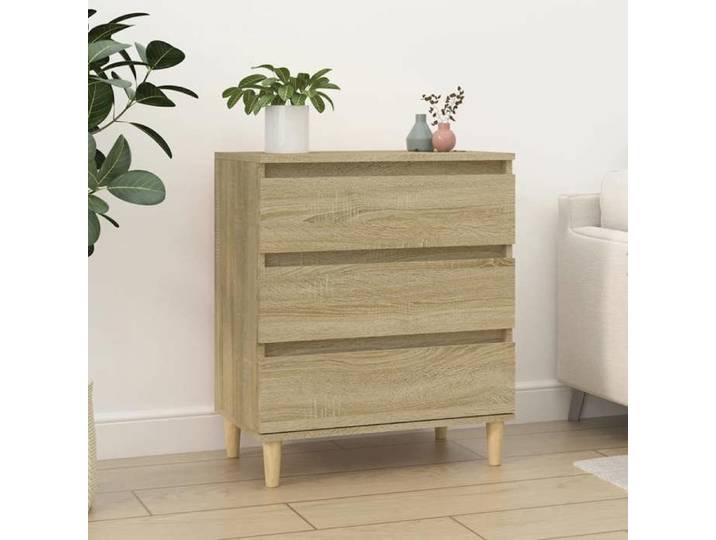 Buffet-Meuble de rangement Chêne sonoma 60x35x70 cm Bois d'ingénierie 210971