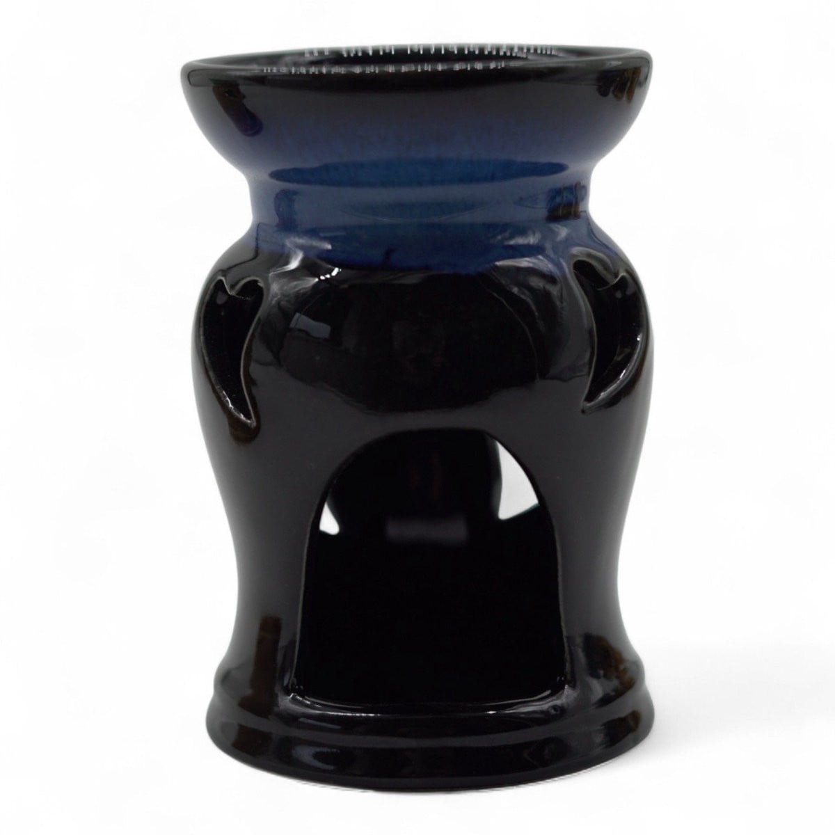 AW Gifts Klassieke rustieke oliebrander met hartvormige uitsparing