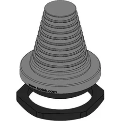 Icotek Kabeldurchführungstülle KEL-DPF 63/27-50 gr