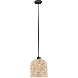 Nova Luce 9001089 INTRA Pendelleuchte Natur/Schwarz
